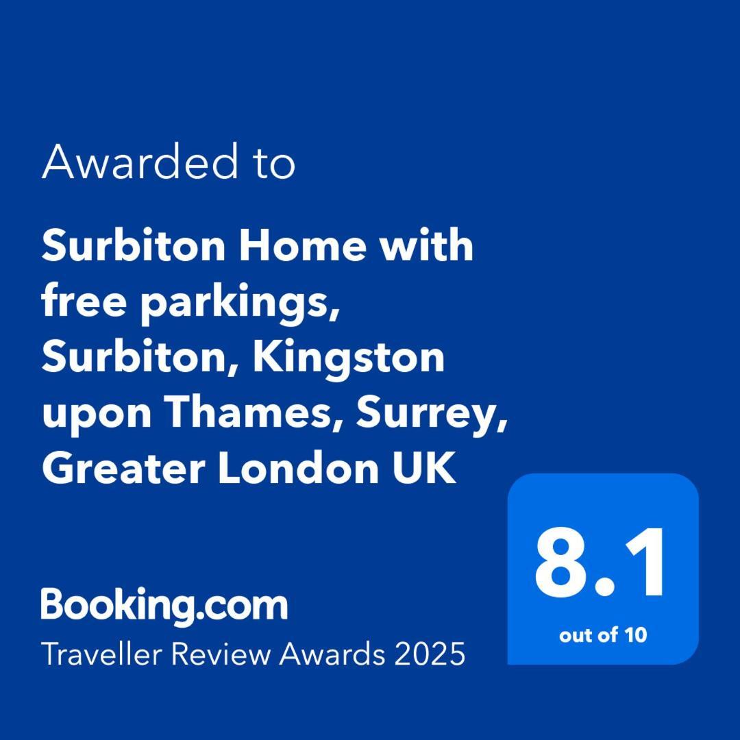 Surbiton Home With Free Parkings, Surbiton, Kingston Upon Thames, Surrey, Greater London Uk Exterior foto